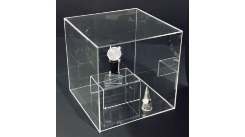 AC5200 - Clear Acrylic 5 Sided Display Cube - 20cm
