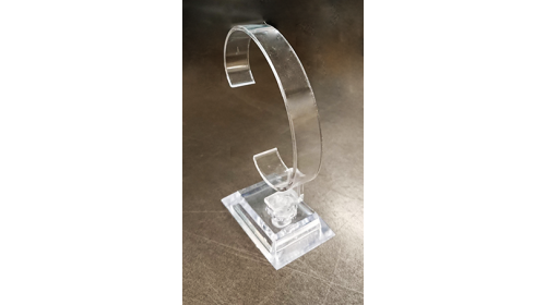 AWD41C Clear Acrylic Watch Stand. Pack of 10