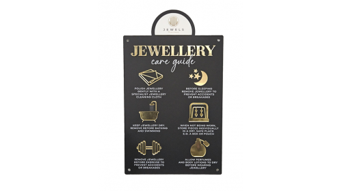 JCS01 Jewellery Care Sign