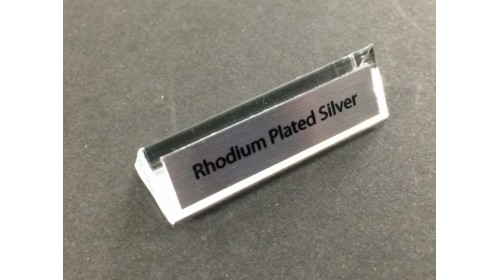CAD012 - Rhodium Plated Silver