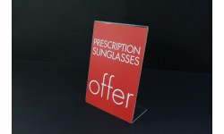 SCA406 A4 Sale Card - Prescription Sunglasses Offer