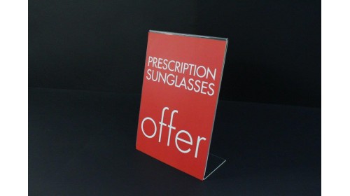 SCA406 A4 Sale Card - Prescription Sunglasses Offer