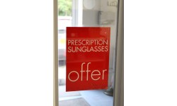 SBA406 A4 Window Banner - Prescription Sunglasses Offer
