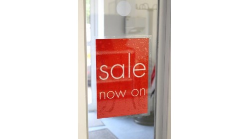 SBA404 A4 Window Banner - Sale Now On