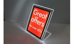 A4BL08 - A4 Back Lit Poster - Great Offers For Over 60's