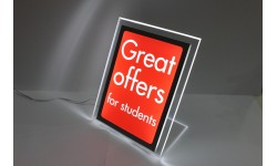 A4BL07 - A4 Back Lit Poster - Great Offers For Students