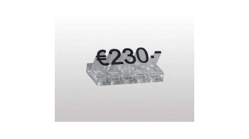 19309/19609 - Mini Lumina Price Cubes. Set of 260 or 640 - 4 x 9mm