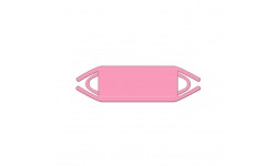 OPT1450 Expanding Frame Tag Label Carrier 53 x 15mm - Pink