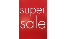 SCA412 A4 Sale Card - Super Sale