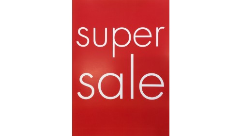 SCA412 A4 Sale Card - Super Sale