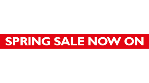 SCB15 'SPRING SALE NOW ON' Sale Banner