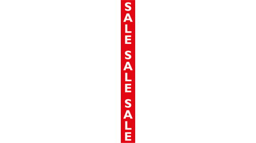 SCB21 Vertical 'SALE SALE SALE' Sale Banner