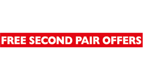SCB28 'FREE SECOND PAIR OFFERS' Sale Banner