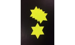 TG8 - Fluorescent Stars 70mm - 4 colours available