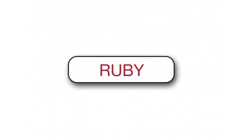 CM005 Ruby - Foiled Strip of 20 Tickets