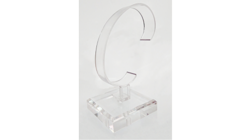 WS01 - Watch Display with solid clear acrylic base.