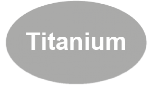 OP84 - Titanium, white on grey.