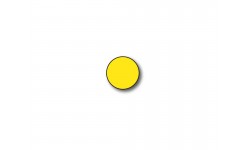 CD1 Coloured Circular Labels - Yellow