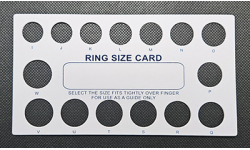 RSC Ring Size Card 