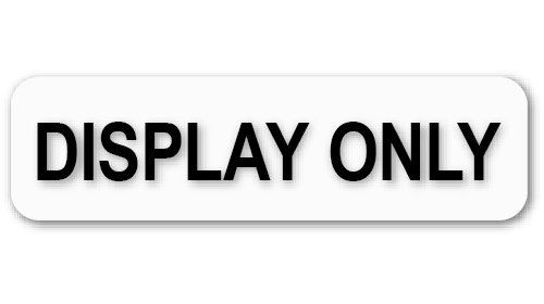 Style 3 TP3DO Black on Clear 'DISPLAY ONLY' Ticket