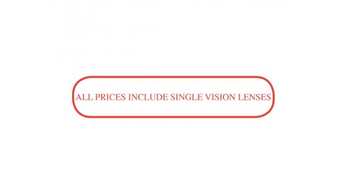 SB21 Sale Banner - 'ALL PRICES INCLUDE SINGLE VISION LENSES'