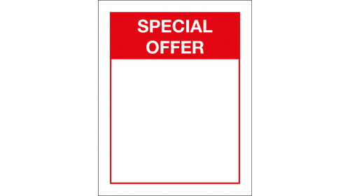 WSL5 Special Offer Sale Ticket 37mm x 47mm