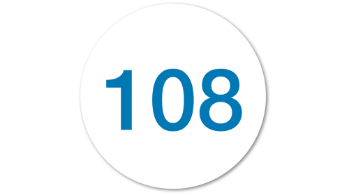 H106 Tray or Pad Numbers 16mm diameter
